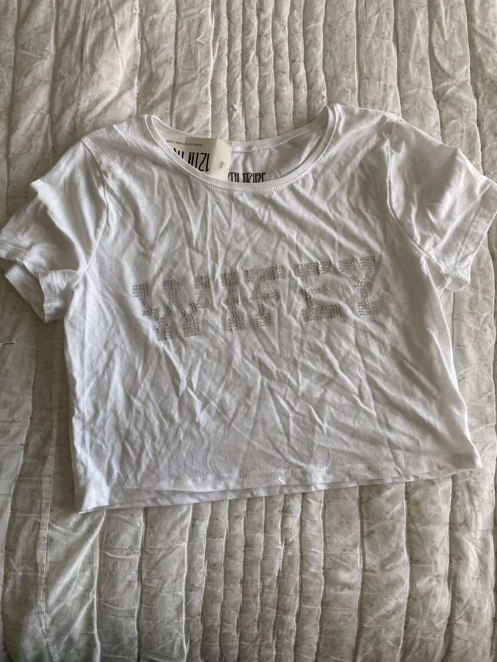 12th Tribe “Wifey” cropped top